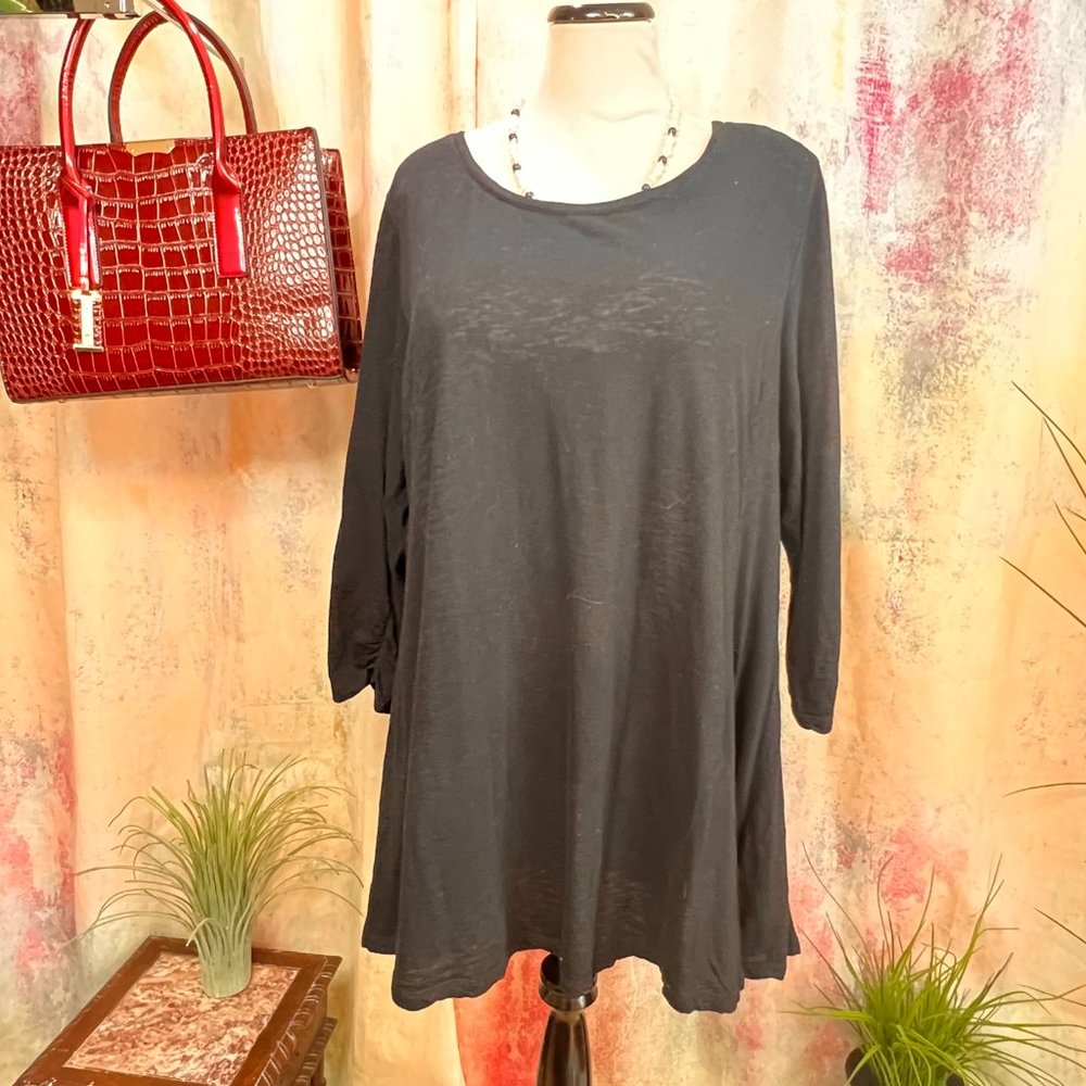 📌Style & Co Cotton Plus Size Tee- Top with 3/4 Sleeves